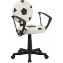 Flash Furniture Soccer Task Chair with Arms [BT-6177-SOC-A-GG] width=